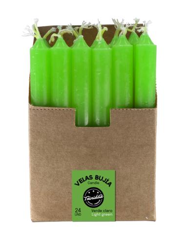 aromaterapia VELAS MINI VERDE CLARO 1,2 X 11 CM. UNIDAD