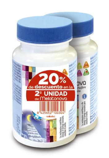 sistema nervioso PACK MELATONOVA 30x2 COMPRIMIDOS